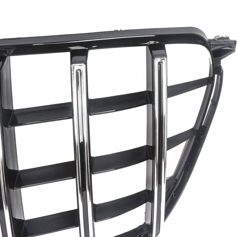 GT R Style Front Grille For Mercedes-Benz X166 GLS-CLASS 2016-2019 Chrome Black