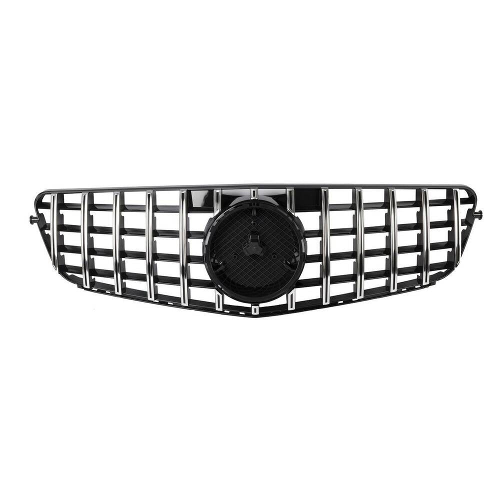 GT R Style Front Hood Grille Grill For Mercedes Benz W204 C-CLASS 2008-2014