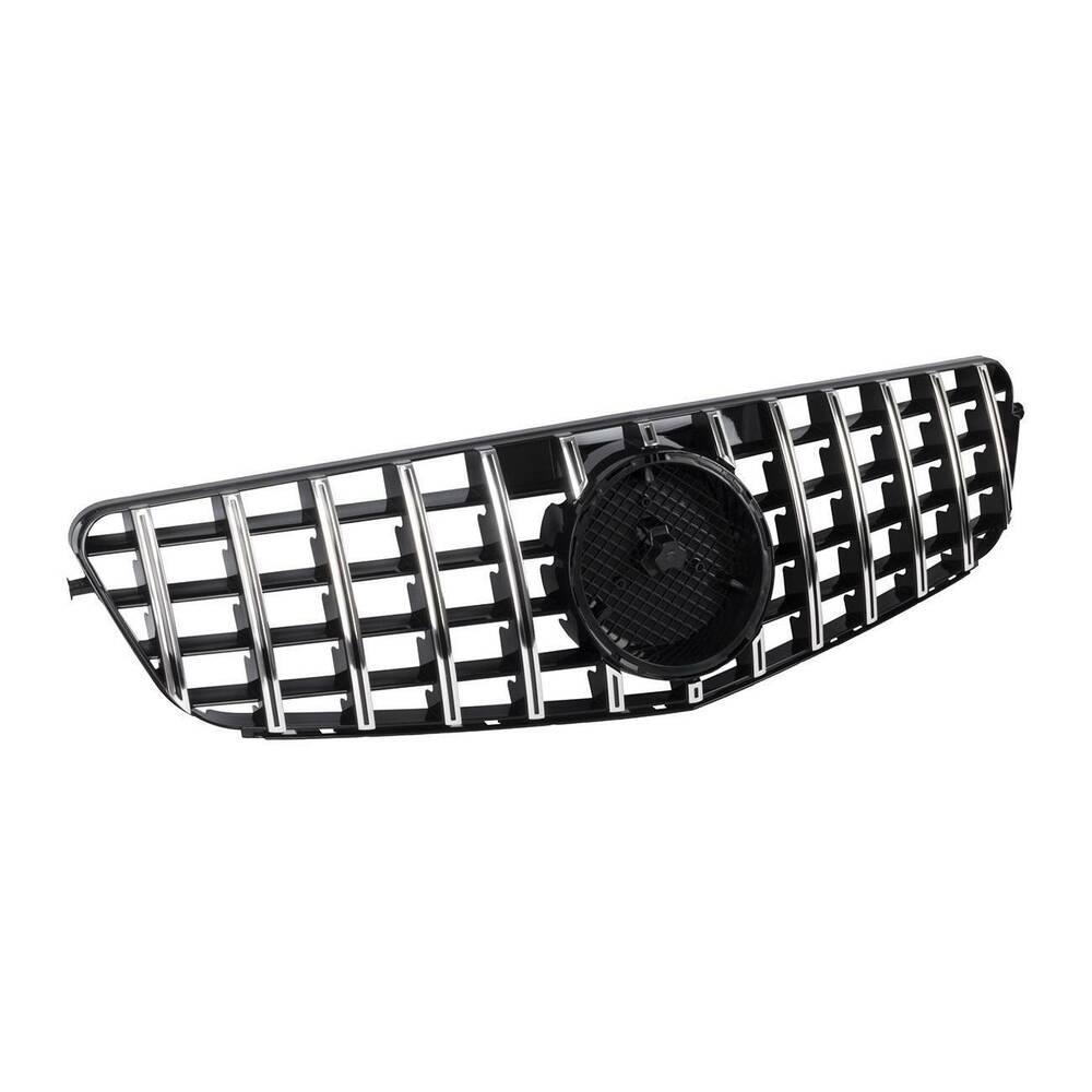 GT R Style Front Hood Grille Grill For Mercedes Benz W204 C-CLASS 2008-2014