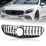 GT Style Grille For Mercedes Benz W217 S COUPE Class S560 2018-2020 W/ Chrome