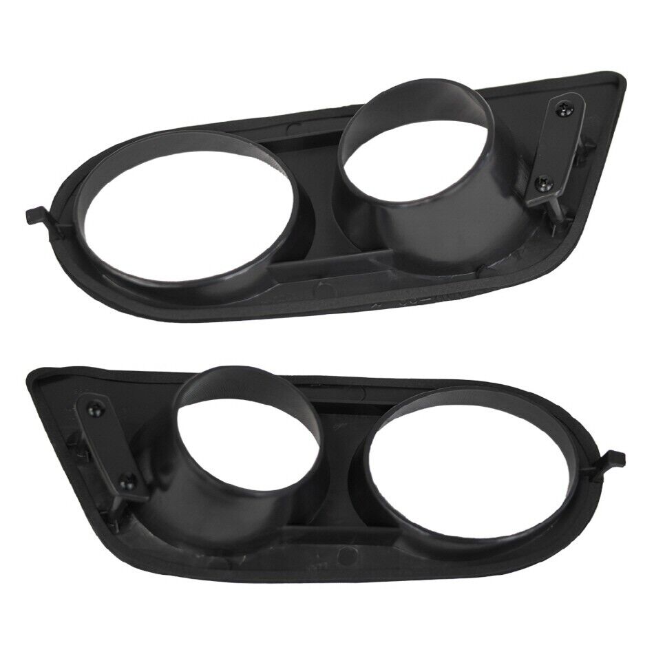 H Style Foglamp Covers for BMW E46 M3 Style Front Bumper 00-06