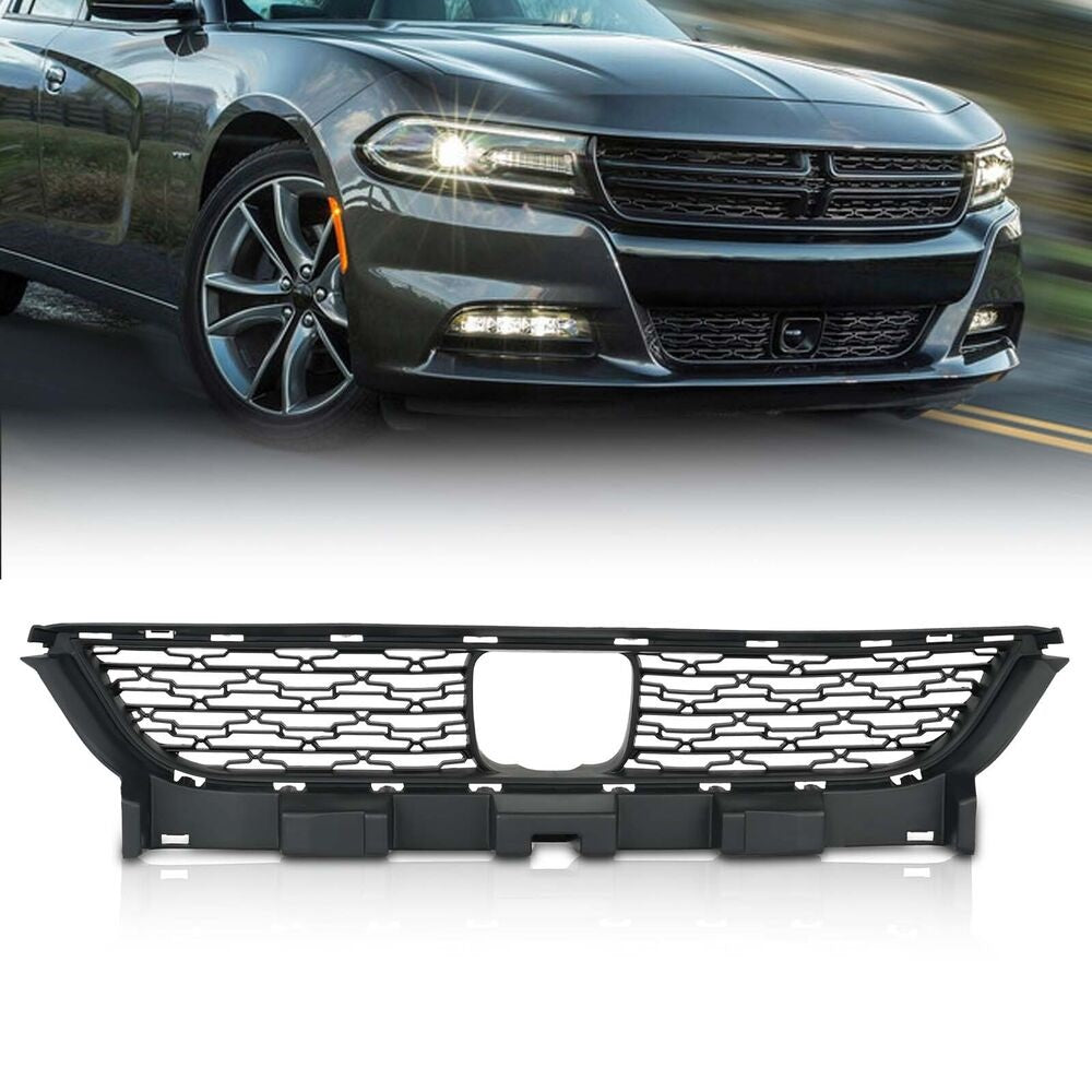 New Bumper Face Bar Grilles Lower for 2015-2022 Dodge Charger 68214781AB