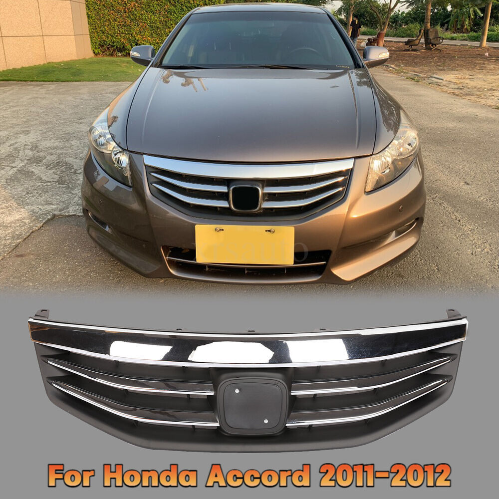 New Radiator Bumper Grille Front Upper Chrome Grill For Honda Accord 2011-2012