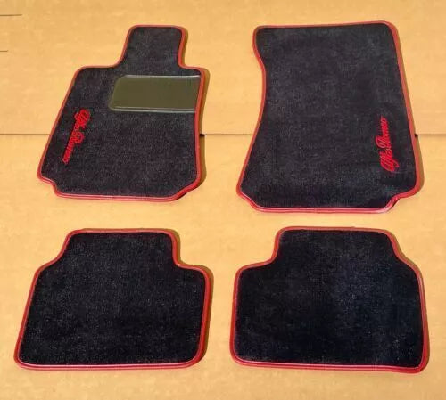 Plush Floor Mats Made USA NonSlip For 16+ Alfa Romeo Giulia Sedan 2/4pcs