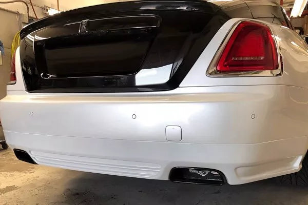 Rear Bumper Skirt with Side Fins Luxe-GT Style For Bentley 2014-2018