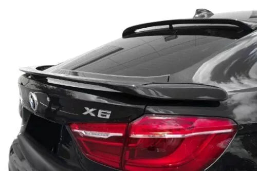 Rear Wing Spoiler Custom H Style For BMW X6 Series F16 2015- 2019