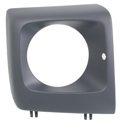 Aftermarket Dark Gray Headlight Bezels For 2003 G500 Mercedes-Benz