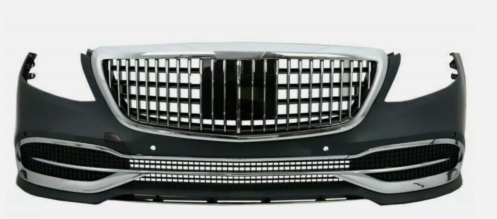 S63 Bumper Maybach 560 Front Conversion kit grille + Headligh S550