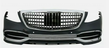 Load image into Gallery viewer, S63 Bumper Maybach 560 Front Conversion kit grille + Headligh S550