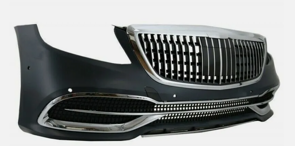 S63 Bumper Maybach 560 Front Conversion kit grille + Headligh S550