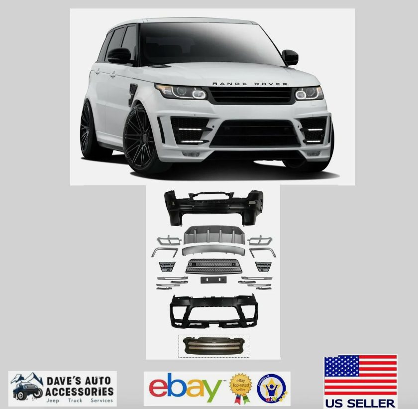 2014-2015 Land Rover Range Rover Sport AF-1 Body Kit 8 pc 112687