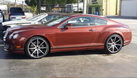 Side Skirt Set Linea Tesoro Style For Bentley 2005-09