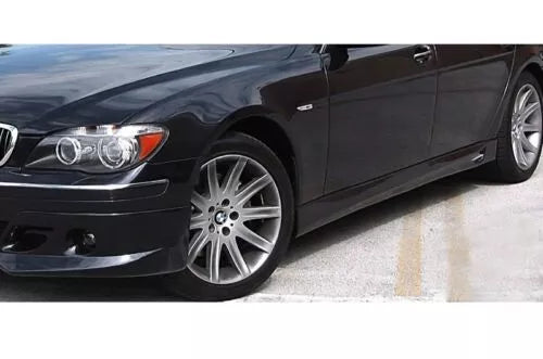 Side Skirts w Mesh Grille ACS Style For BMW 7 Series E65 / E66 Sedan 2005-2008