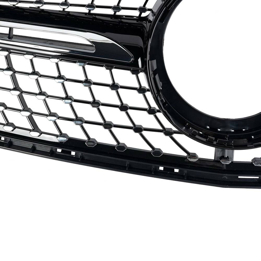 Silver Diamond Slats Style Front grille For Mercedes Benz GLA-Class X156 18-20