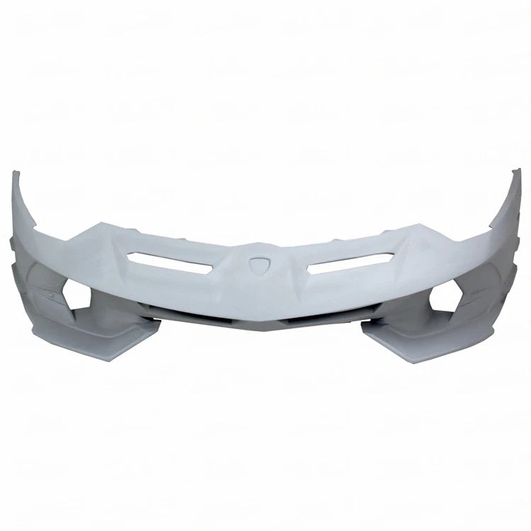 Aftermarket Front Bumper Lamborghini Aventador SVJ Style Half Carbon Fiber