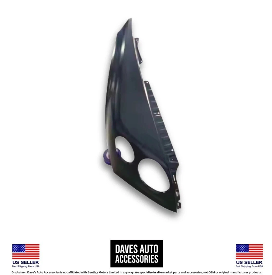 Daves Auto Accessories Aftermarket 1PC Bentley Continential GT/GTC Passenger Side Fender Panel 11-18