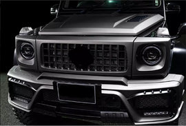 Daves Auto Accessories Aftermarket W464 B-Style Headlight Bezels Pair Fit's Mercedes-Benz G63 2019-2025