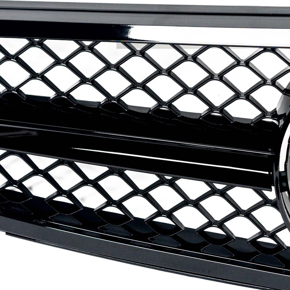 Forged LA AMG Style Front Bumper Grille Gloss Black For 2007-2014 Benz W204 C300 C180 C350