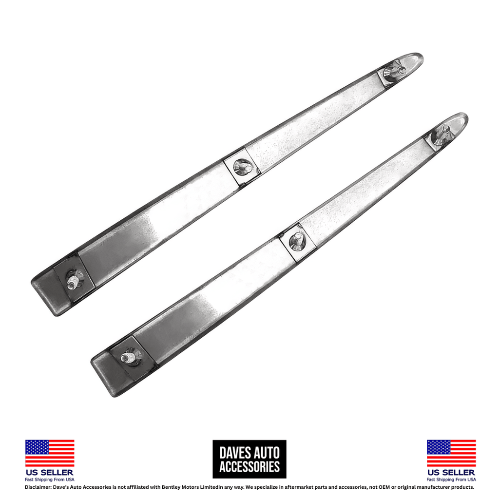 Daves Auto Accessories Bentley Continental GT GTC Flying Spur Front Bumper Side Trim Molding Set