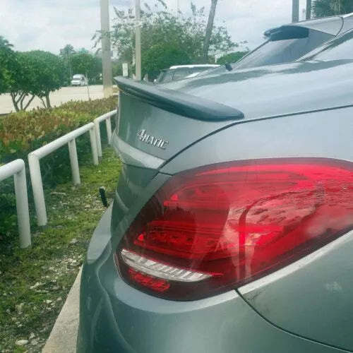 Daves Auto Accessories Bigger Rear Trunk Lip Spoiler Custom Style For Mercedes-Benz C300 2014-2021