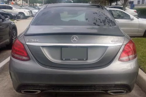 Daves Auto Accessories Bigger Rear Trunk Lip Spoiler Custom Style For Mercedes-Benz C300 2014-2021