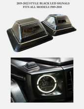 Load image into Gallery viewer, Forged LA Black Smoke LED Signals G63 G550 G500 W463 G-Wagon Turn Lights Fender New Style