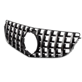 Forged LA Chrome+Black GTR Front Grille For 2014-17 Mercedes-Benz E-CLASS C207 W207 Coupe