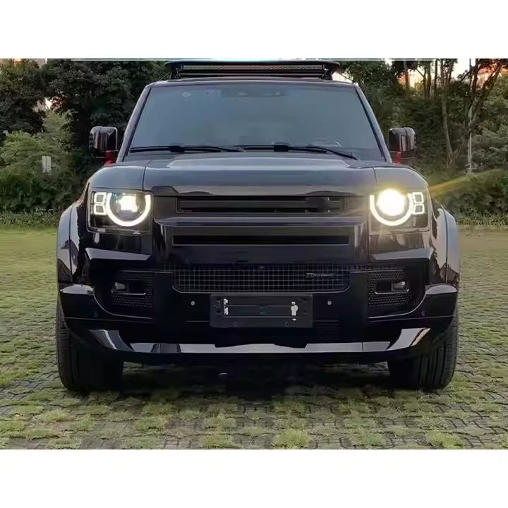 Land Rover Defender 110/90 2020-2025 Gloss Black Bumper Cover Trim Body Kits