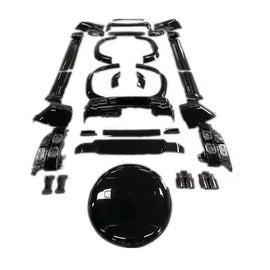 Land Rover Defender 110/90 2020-2025 Gloss Black Bumper Cover Trim Body Kits