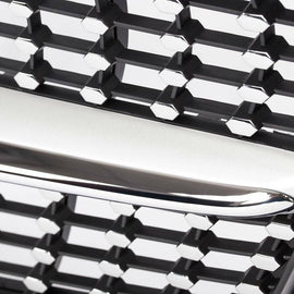 Forged LA Diamond Front Grille For Mercedes Benz W204 C180 C200 C350 C-CLASS 2008-2014