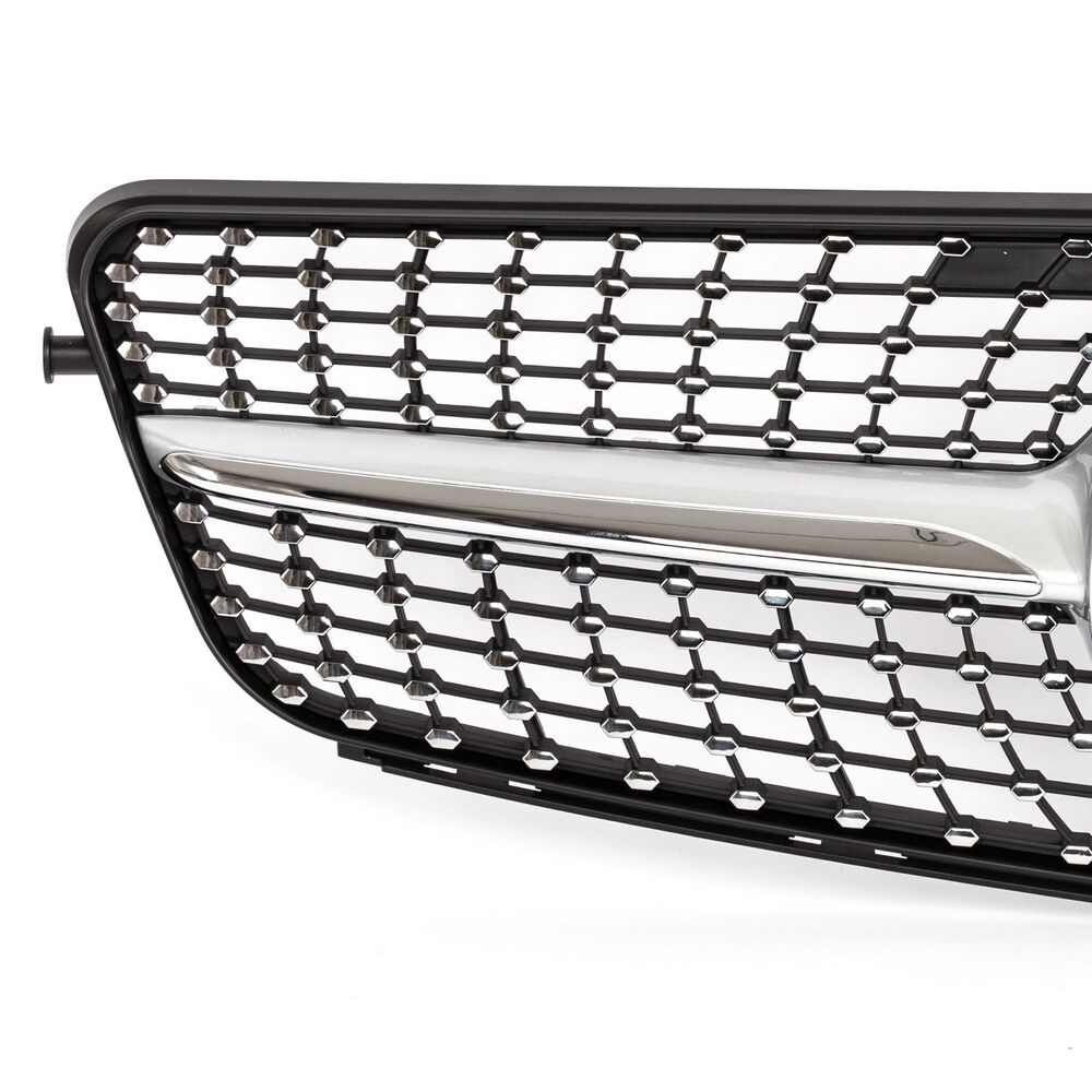 Forged LA Diamond Front Grille For Mercedes Benz W204 C180 C200 C350 C-CLASS 2008-2014