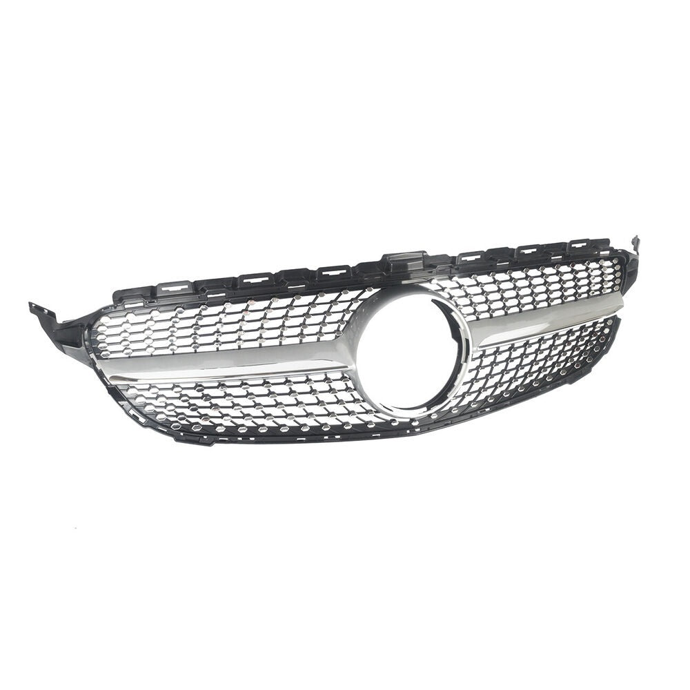 Forged LA Diamond Front Grille Grill For 15-18 Mercedes Benz W205 C-Class C250 C300 C400