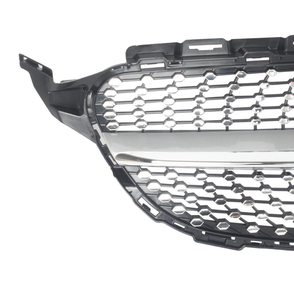 Forged LA Diamond Front Grille Grill For 15-18 Mercedes Benz W205 C-Class C250 C300 C400