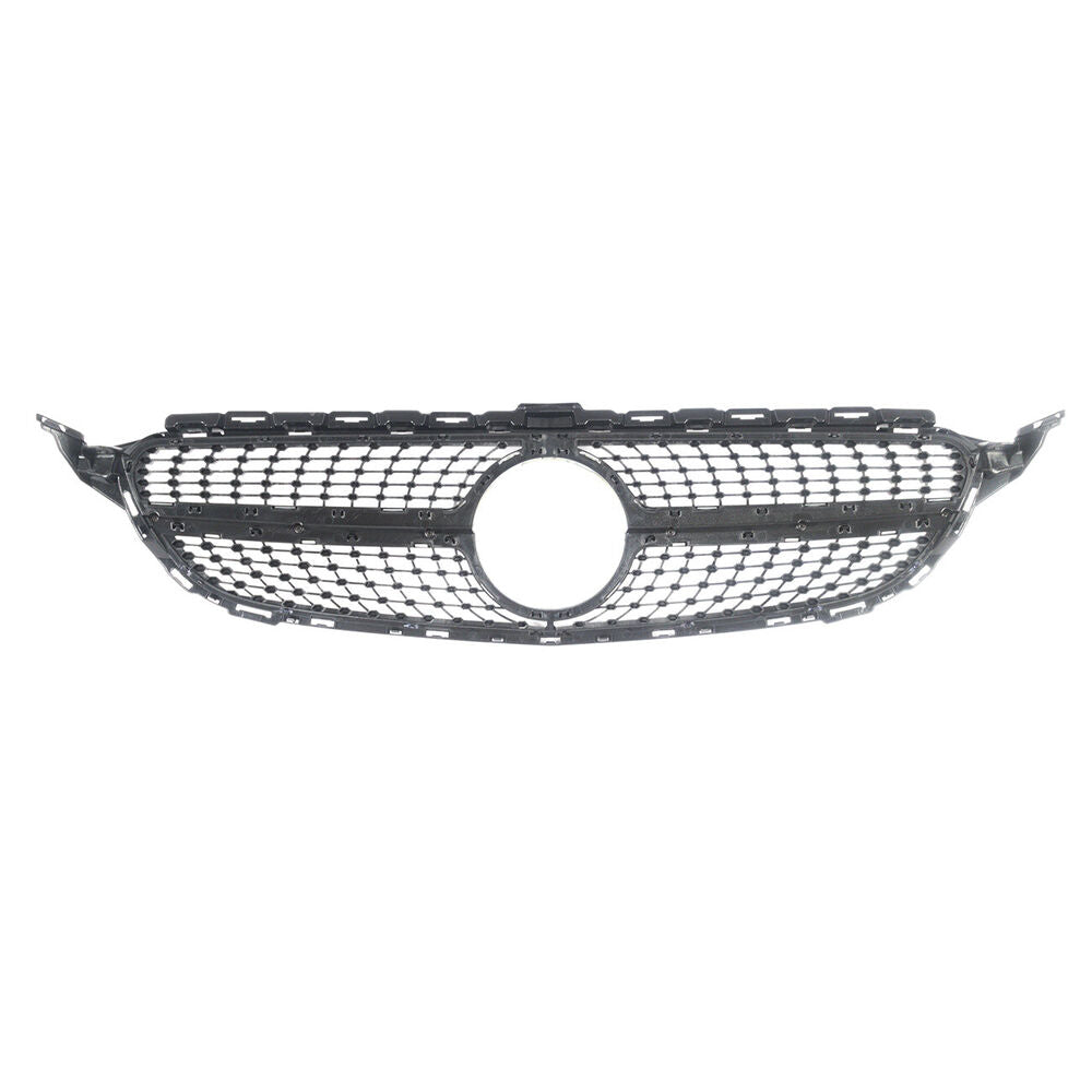 Forged LA Diamond Front Grille Grill For 15-18 Mercedes Benz W205 C-Class C250 C300 C400