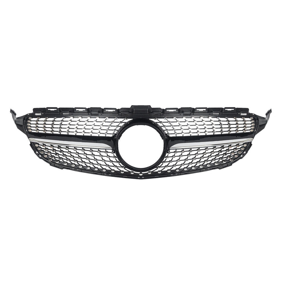 Forged LA Diamond Grill For Mercedes-Benz W205 C-CLASS Pre-facelift 2015-2018 Black