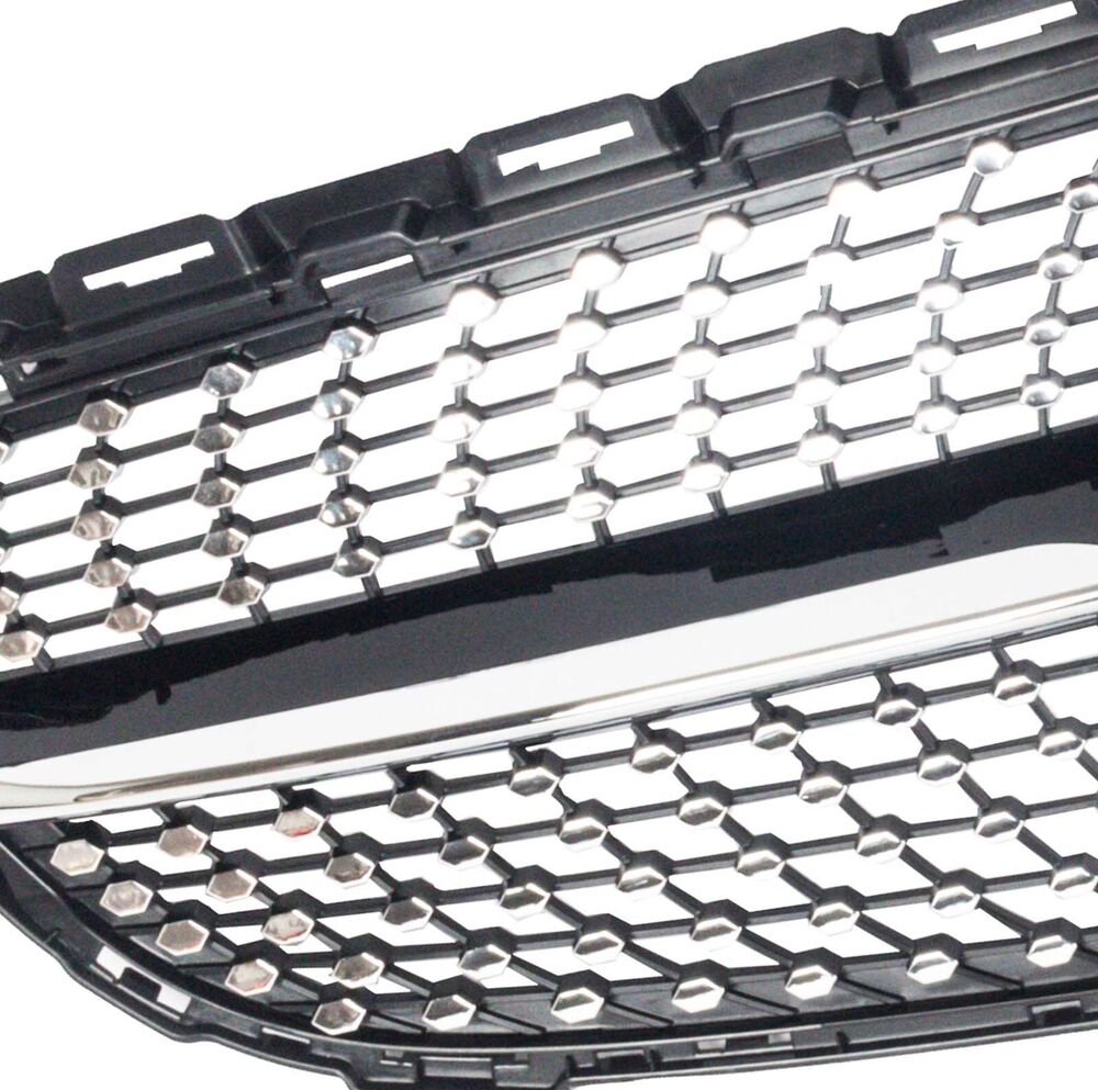 Forged LA Diamond Grill For Mercedes-Benz W205 C-CLASS Pre-facelift 2015-2018 Black