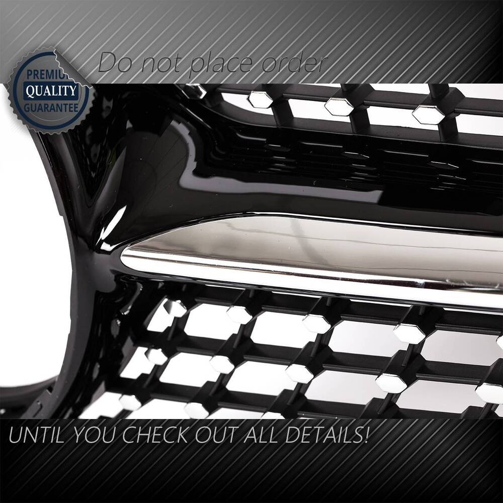 Forged LA DIAMOND Grille Black For 13-16 Benz C117 W117 CLA-CLASS CLA180 200 250 45 AMG
