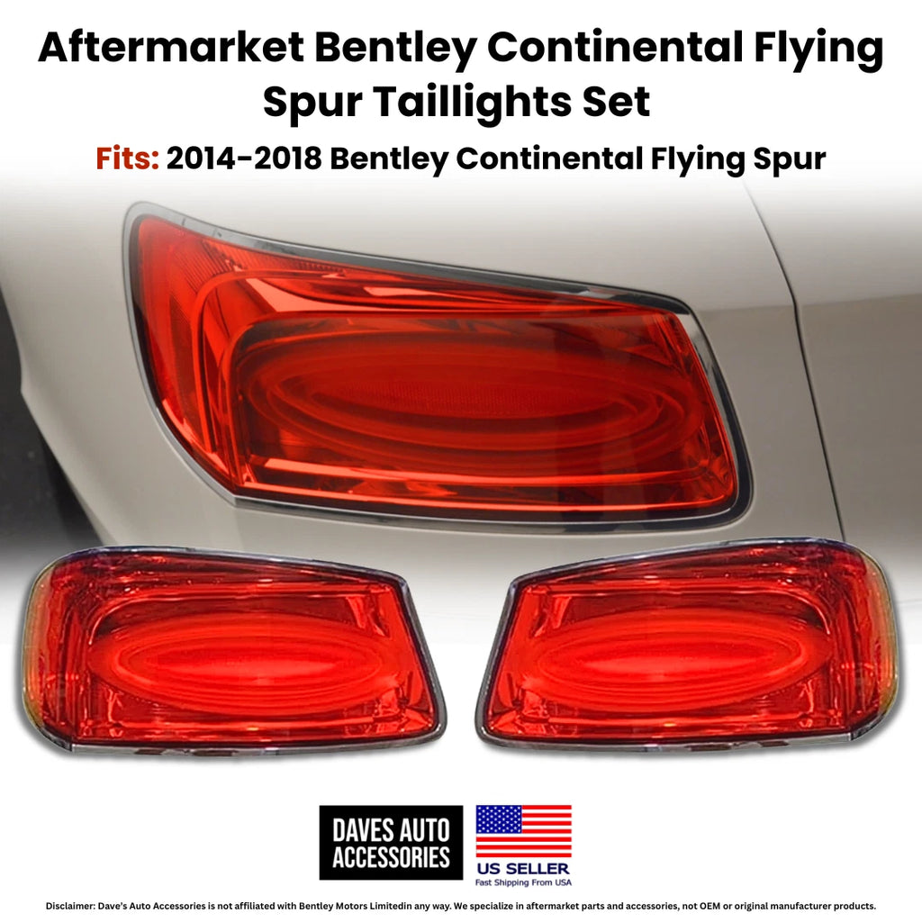 - Electronics & Accessories > Car Parts & Accessories > Car Parts 2014-2018 Bentley Continental Flying Spur LED Taillights Set OE Style Left+Right