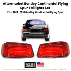 - Electronics & Accessories > Car Parts & Accessories > Car Parts 2014-2018 Bentley Continental Flying Spur LED Taillights Set OE Style Left+Right
