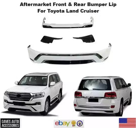 Daves Auto Accessories Electronics & Accessories > Car Parts & Accessories > Car Parts Front Bumper Lip & Rear Bumper Splitter For Land Cruiser LC200