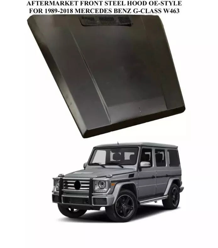 Daves Auto Accessories Electronics & Accessories > Car Parts & Accessories > Car Parts G500 G550 G55 G63 G65 Hood Front G-Class W463 G-Wagon Replacement Steel Metal
