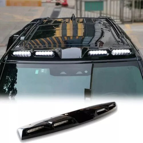 Daves Auto Accessories Electronics & Accessories > Car Parts & Accessories > Car Parts New Aftermarket Land Rover Defender Front Roof Spoiler W LEDs 2020-2025 L663