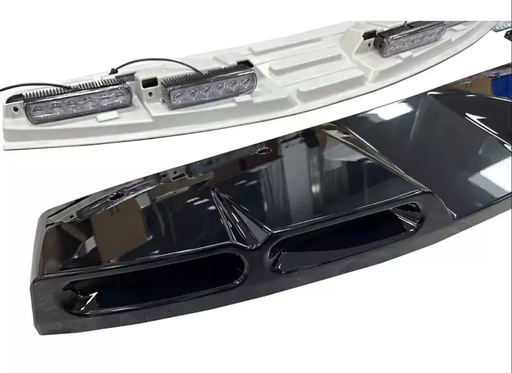 Daves Auto Accessories Electronics & Accessories > Car Parts & Accessories > Car Parts New Aftermarket Land Rover Defender Front Roof Spoiler W LEDs 2020-2025 L663