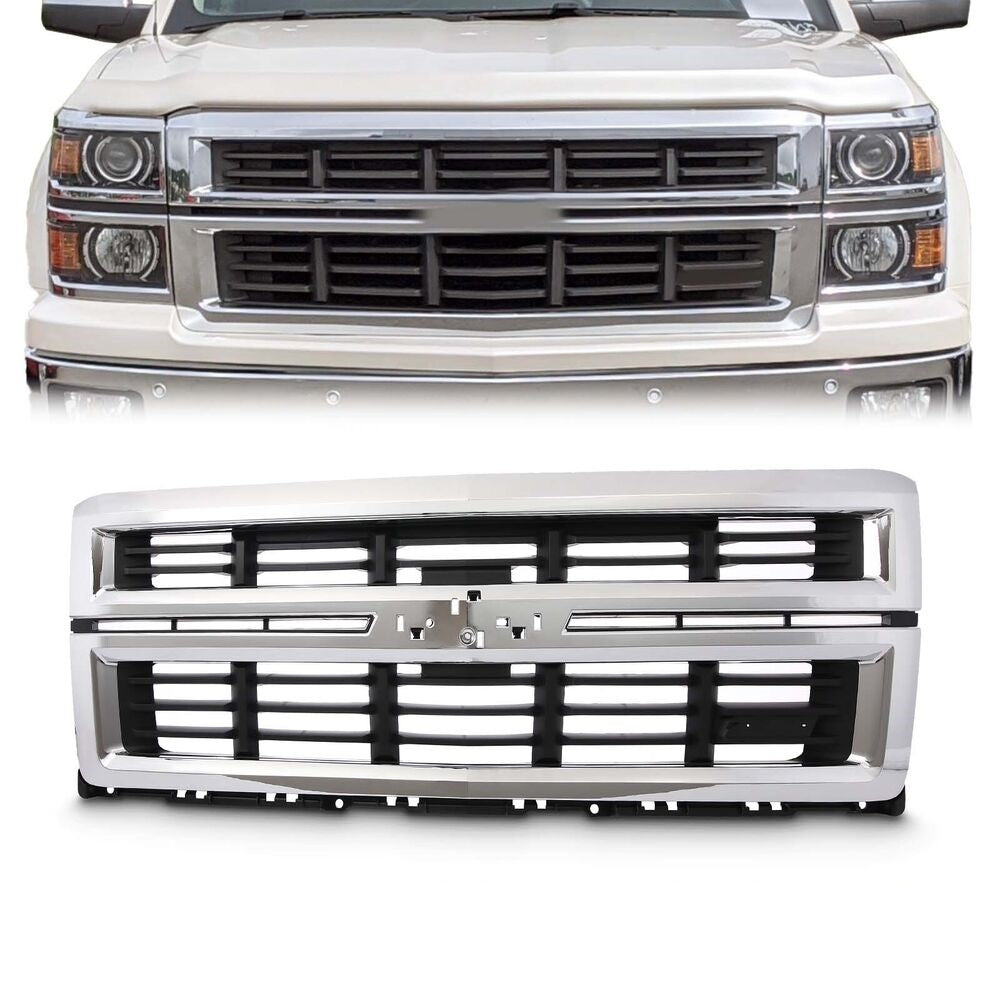 Forged LA Fit 2014-2015 Chevrolet Silverado 1500 Front Grille Chrome Surround 23259621