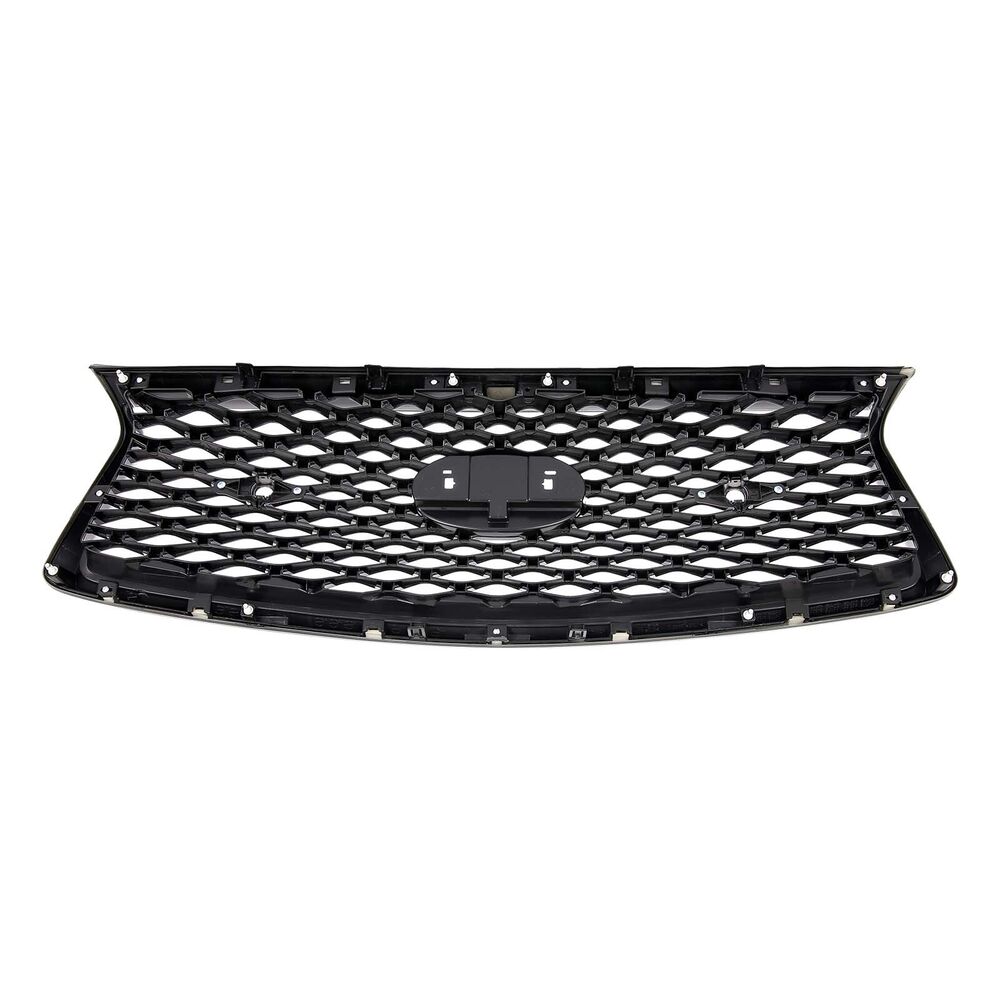 Forged LA For 18-22 Infiniti Q50 Sport Front Bumper Upper&Lower Grille Grill Glossy Black