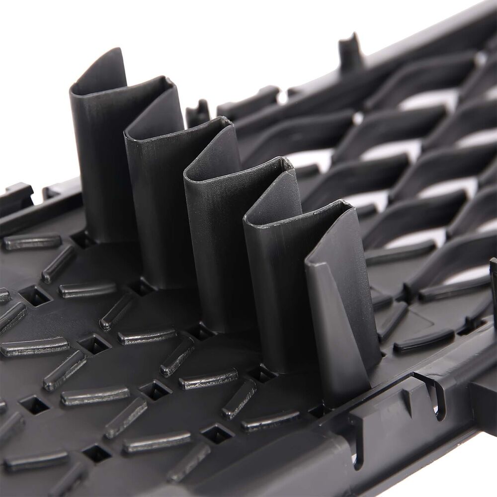 Forged LA For 18-22 Infiniti Q50 Sport Front Bumper Upper&Lower Grille Grill Glossy Black