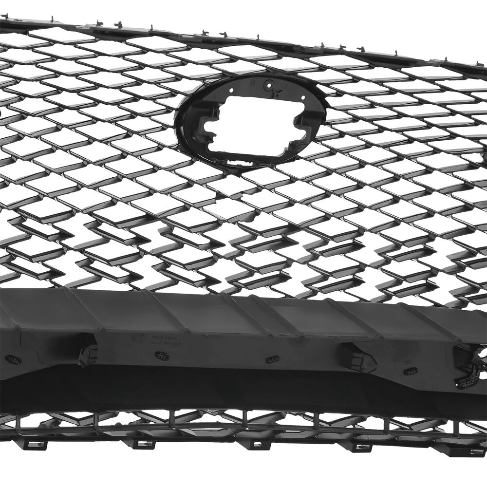 Forged LA For 20-22 Lexus RX350 RX450h Front Upper Grille Assembly Chrome Black 531010E420