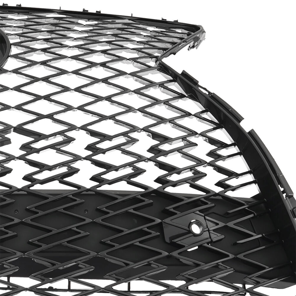 Forged LA For 20-22 Lexus RX350 RX450h Front Upper Grille Assembly Chrome Black 531010E420
