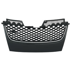 Forged LA For 2006-2009 VW MK5 Jetta/GLI/GTI Badgeless Hex Mesh Front Grille W/Chrome Trim