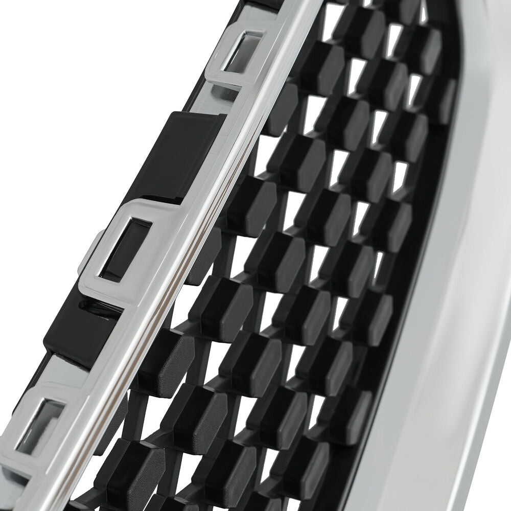 Forged LA For 2010-2015 Chevrolet Equinox Front Lower Grille Chrome Shell Black Insert